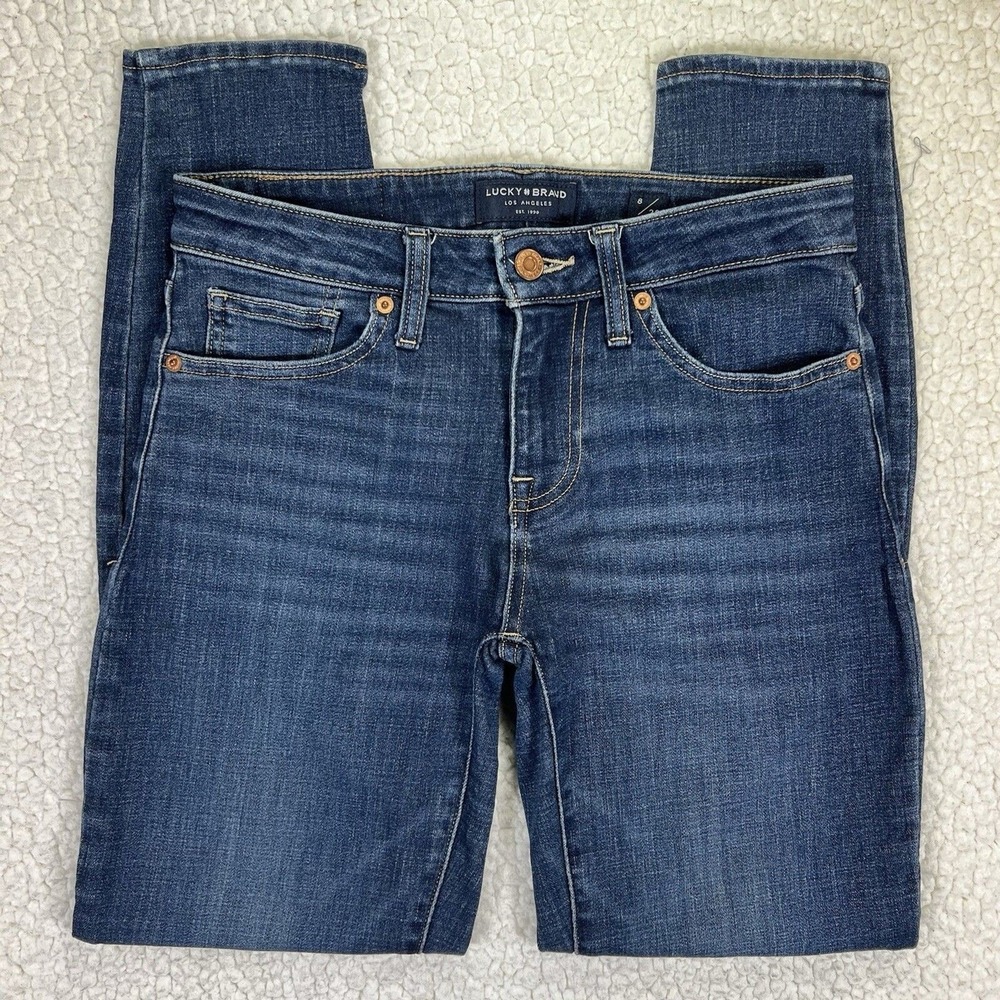 Lucky Brand Jeans Women's Size 8/29 Reg (Actual‎ 28x28) Low Rise Skinny Lolita